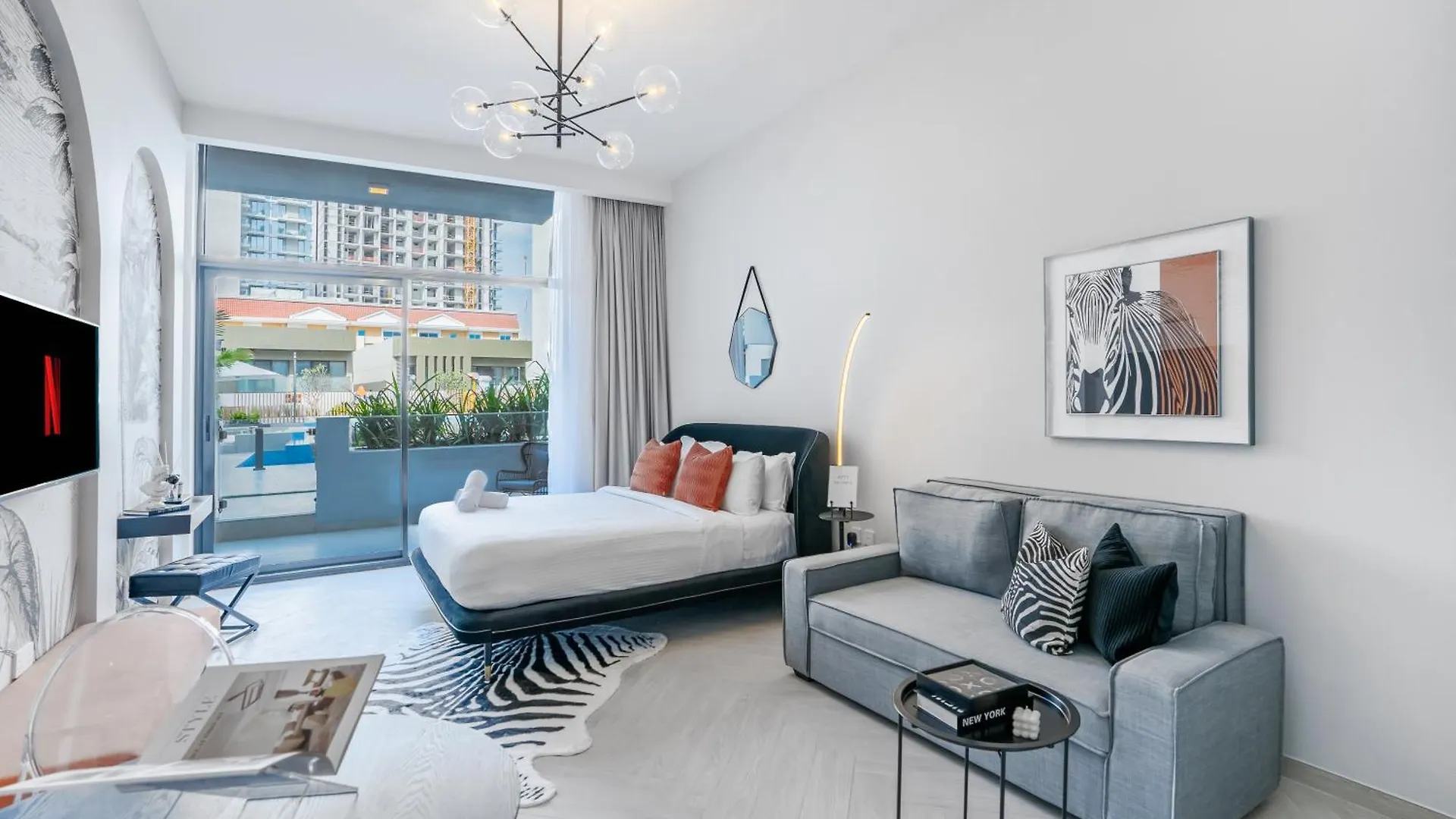 Stylish Studio Retreat Modern Stay In Jvc Dubai 0*,